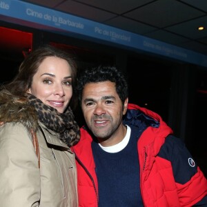 Mélissa Theuriau et son mari Jamel Debbouze - Soirée spéciale "Jamel Comedy Club" dans le cadre du 20e festival de Comédie à l'Alpe d'Huez, le 18 Janvier 2017. © Dominique Jacovides/Bestimage