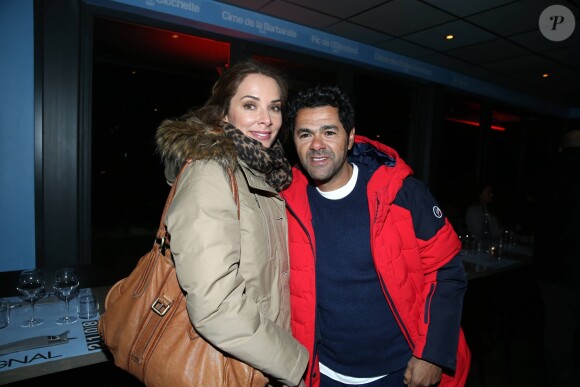 Mélissa Theuriau et son mari Jamel Debbouze - Soirée spéciale "Jamel Comedy Club" dans le cadre du 20e festival de Comédie à l'Alpe d'Huez, le 18 Janvier 2017. © Dominique Jacovides/Bestimage