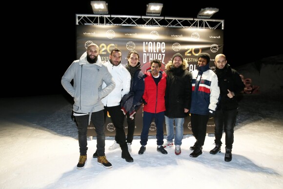 Jamel Debbouze et le Jamel comedy club - Soirée spéciale "Jamel Comedy Club" dans le cadre du 20ème festival de Comédie à l'Alpe d'Huez, le 18 Janvier 2017. © Dominique Jacovides/Bestimage