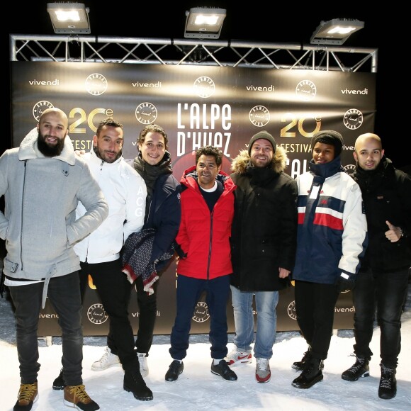 Jamel Debbouze et le Jamel comedy club - Soirée spéciale "Jamel Comedy Club" dans le cadre du 20ème festival de Comédie à l'Alpe d'Huez, le 18 Janvier 2017. © Dominique Jacovides/Bestimage