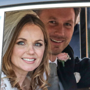 Geri Halliwell et Christian Horner - Mariage de Geri Halliwell et Christian Horner en l'église de Woburn le 15 mai 2015