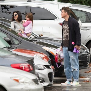 Exclusif - Channing Tatum et sa femme Jenna Dewan en compagnie de leur fille Everly à Los Angeles, le 10 janvier 2017.