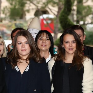 Camille Gottlieb et Pauline Ducruet - 41ème Festival international du Cirque de Monte-Carlo le 22 janvier 2017. © Olivier Huitel/Pool Restreint Monaco/Bestimage 41st International Circus Festival of Monte-Carlo 4th day on january 22, 2017.22/01/2017 - Monte-Carlo