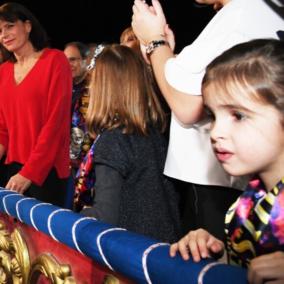 La princesse Stéphanie de Monaco - La famille princière de Monaco lors du 41ème Festival International du Cirque de Monte-Carlo, le 21 janvier 2017. © Manuel Vitali/Centre de presse Monaco/Bestimage