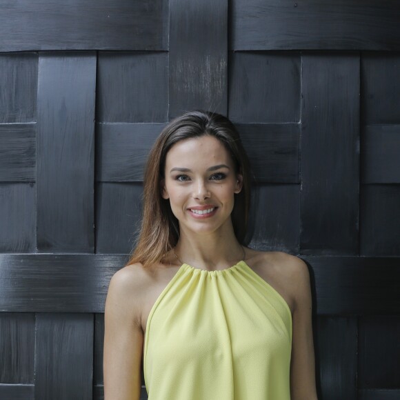 Marine Lorphelin (Miss France 2013) - Studio de la 8ème édition du défilé "Casa Fashion show" à Casablanca au Maroc le 2 avril 2016.