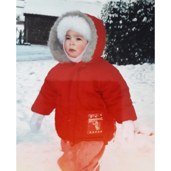 Marine Lorphelin partage une photo d'elle bébé sur Instagram le 23 janvier 2017.