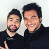Amir et Kendji au concert des Enfoirés. Instagram, janvier 2017.