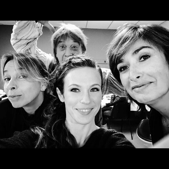Lorie Pester au concert des Enfoirés. Instagram, janvier 2017