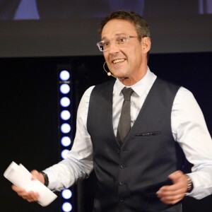 Julien Courbet - Conférence de presse de rentrée du groupe RTL à Paris le 7 septembre 2016. © Coadic Guirec / Bestimage