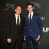 Gad Elmaleh et son fils Noé au gala du Lycée Français de New York en 2016