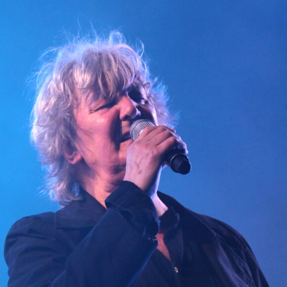 Jacques Higelin en concert sur le parvis de l'Hotel de Ville lors du Festival Fnac Live à Paris. Le 21 juillet 2013