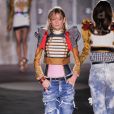 Hanne Gaby Odiele - Défilé Dsquared² à Milan, le 25 septembre 2016.