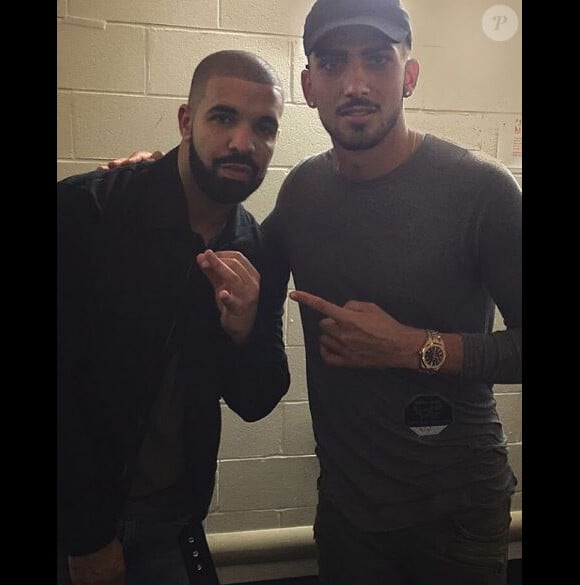 Anthony Alcaraz et Drake, 2016, Instagram