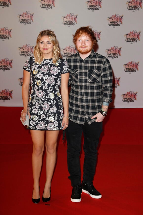 Louane Emera, Ed Sheeran à la 17ème cérémonie des NRJ Music Awards 2015 au Palais des Festivals à Cannes, le 7 novembre 2015. © Christophe Aubert via Bestimage