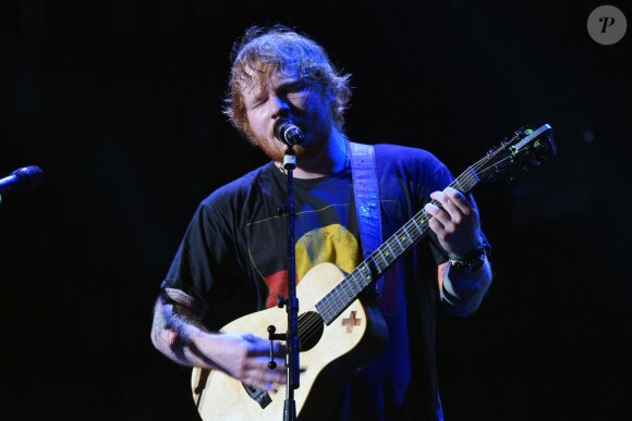 Ed Sheeran en concert à Sydney. Le 9 décembre 2015