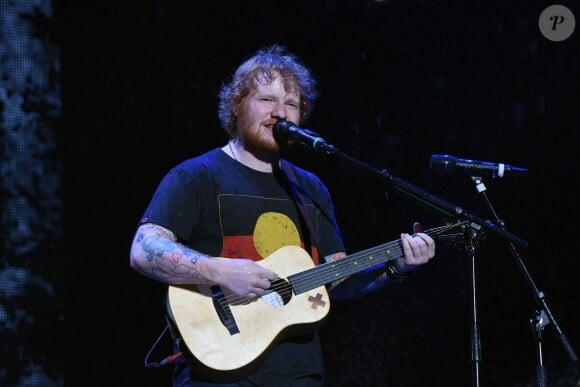 Ed Sheeran en concert à Sydney. Le 9 décembre 2015