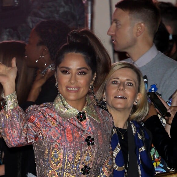 Salma Hayek à la soirée "150 Most Fashionable Women" du magazine "Harper's Bazaar" à Los Angeles, le 27 janvier 2017.