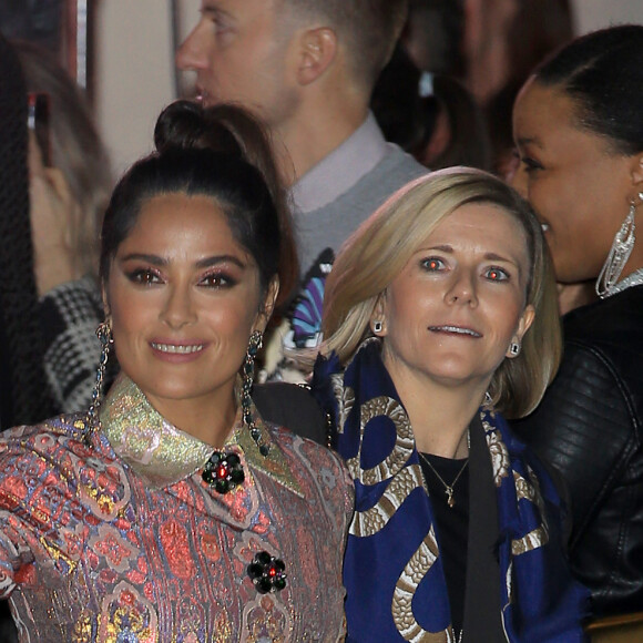 Salma Hayek à la soirée "150 Most Fashionable Women" du magazine "Harper's Bazaar" à Los Angeles, le 27 janvier 2017.