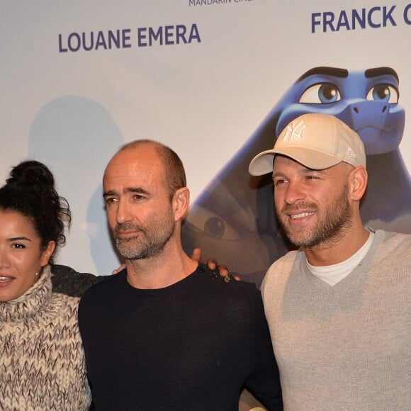 Omar Sy, Sabrina Ouazani, Pierre Coré, Franck Gastambide et Michael Youn à l'avant-première du film "Sahara" à l'UGC Ciné Cité Bercy à Paris, le 29 janvier 2017.