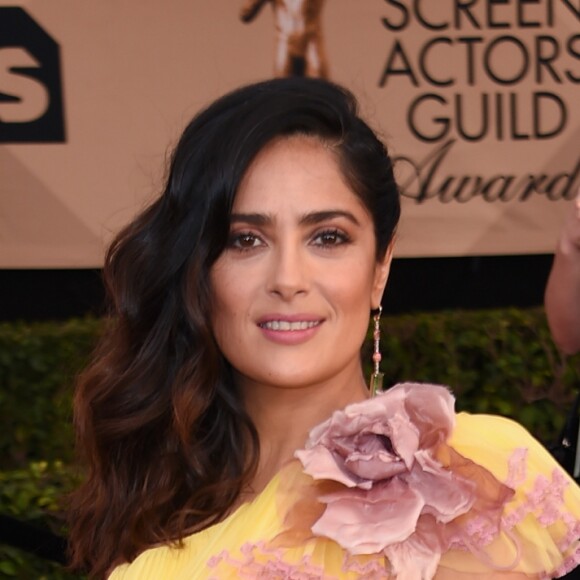 Salma Hayek - Tapis rouge de la 23e soirée annuelle Screen Actors Guild awards au Shrine auditorium à Los Angeles, le 29 janvier 2017 @ Chris Delmas/Bestimage