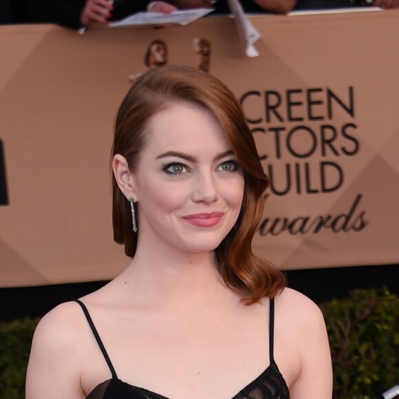 Emma Stone - Tapis rouge de la 23e soirée annuelle Screen Actors Guild awards au Shrine auditorium à Los Angeles, le 29 janvier 2017 @ Chris Delmas/Bestimage