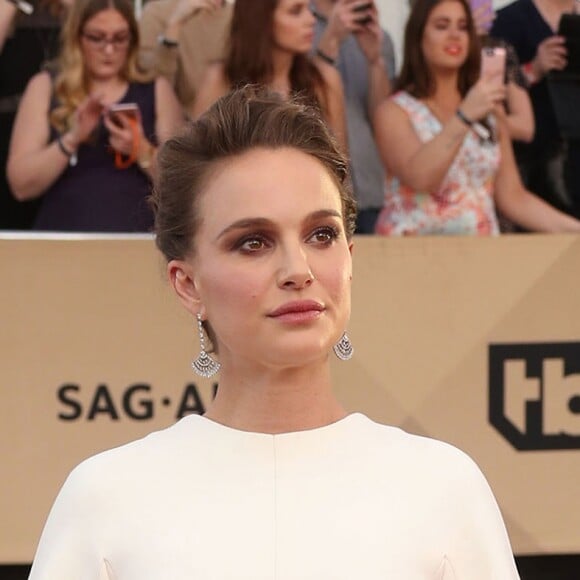 Natalie Portman enceinte - Tapis rouge de la 23ème soirée annuelle Screen Actors Guild awards au Shrine auditorium à Los Angeles, le 29 janvier 2017 © F. Sadou/AdMedia via Zuma/Bestimage