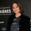Marion Cotillard, enceinte, à la 22ème cérémonie des Lumières de la presse internationale au Théâtre de la Madeleine à Paris le 30 janvier 2017. © Veeren / Bestimage