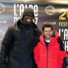 Omar Sy et Jamel Debbouze - Soirée spéciale "Jamel Comedy Club" dans le cadre du 20ème festival de Comédie à l'Alpe d'Huez, le 18 Janvier 2017.