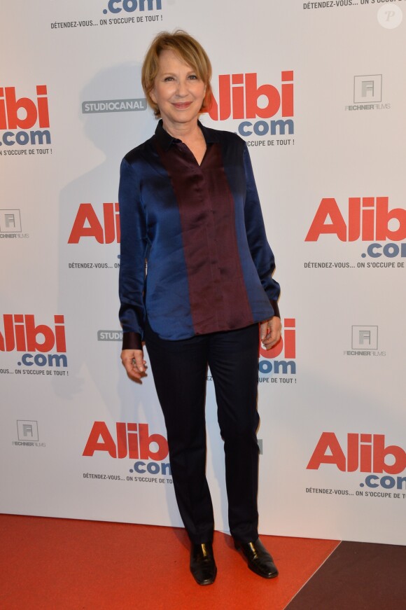 Nathalie Baye - Avant-première du film "Alibi.com" au cinéma Gaumont Opéra à Paris, le 31 janvier 2017. © Coadic Guirec/Bestimage