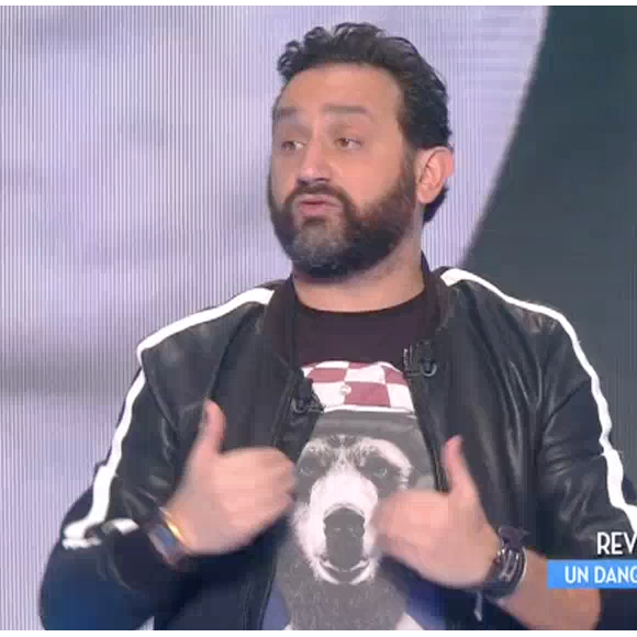 Cyril Hanouna et Capucine Anav très énervés contre les propos d'Eddy ("Secret Story") sur la drogue. Emission "Touche pas à mon poste" sur C8. le 31 janvier 2017.
