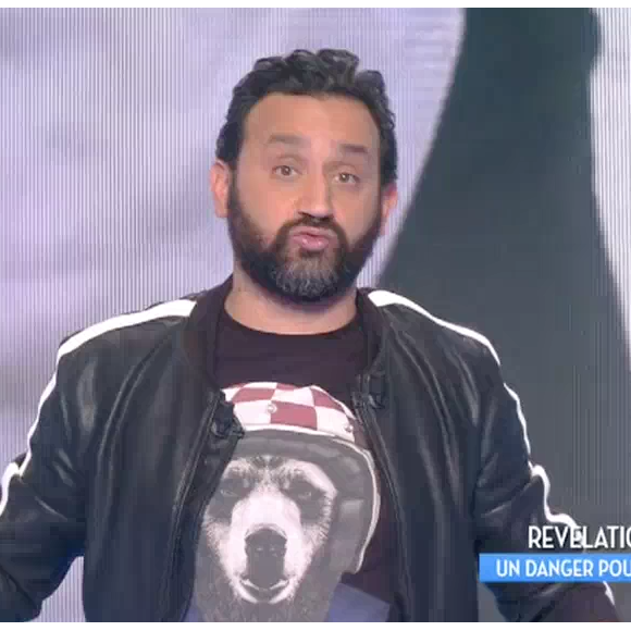 Cyril Hanouna et Capucine Anav très énervés contre les propos d'Eddy ("Secret Story") sur la drogue. Emission "Touche pas à mon poste" sur C8. le 31 janvier 2017.