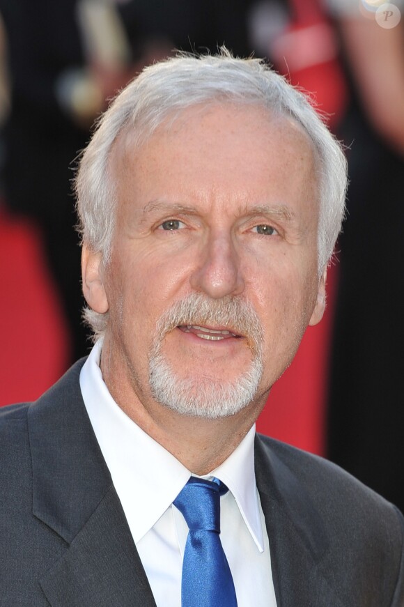 James Cameron à Londres le 27 mars 2012.