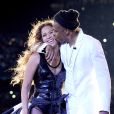 Beyoncé et  Jay Z en concert au Metlife Stadium à East Rutherford. Juillet 2014.