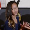 Malia et Sasha Obama à la Maison Blanche à Washington le 12 janvier 2017