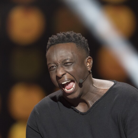 Exclusif - Ahmed Sylla - Enregistrement de l'émission "Le Grand Show de l'Humour" au Zénith de Paris le 30 janvier 2017. L'émission sera diffusée sur France 2 le 4 février 2017. © Pierre Perusseau/Bestimage