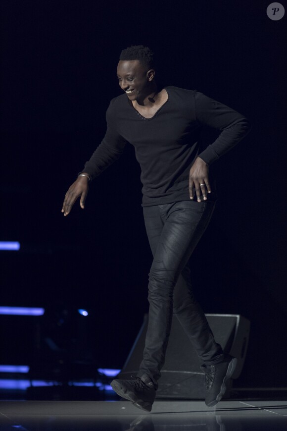 Exclusif - Ahmed Sylla - Enregistrement de l'émission "Le Grand Show de l'Humour" au Zénith de Paris le 30 janvier 2017. L'émission sera diffusée sur France 2 le 4 février 2017. © Pierre Perusseau/Bestimage