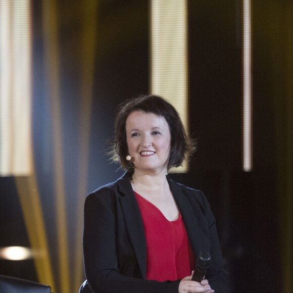 Exclusif - Anne Roumanoff - Enregistrement de l'émission "Le Grand Show de l'Humour" au Zénith de Paris le 30 janvier 2017. L'émission sera diffusée sur France 2 le 4 février 2017. © Pierre Perusseau/Bestimage