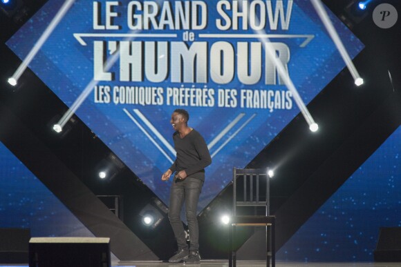 Exclusif - Ahmed Sylla - Enregistrement de l'émission "Le Grand Show de l'Humour" au Zénith de Paris le 30 janvier 2017. L'émission sera diffusée sur France 2 le 4 février 2017. © Pierre Perusseau/Bestimage