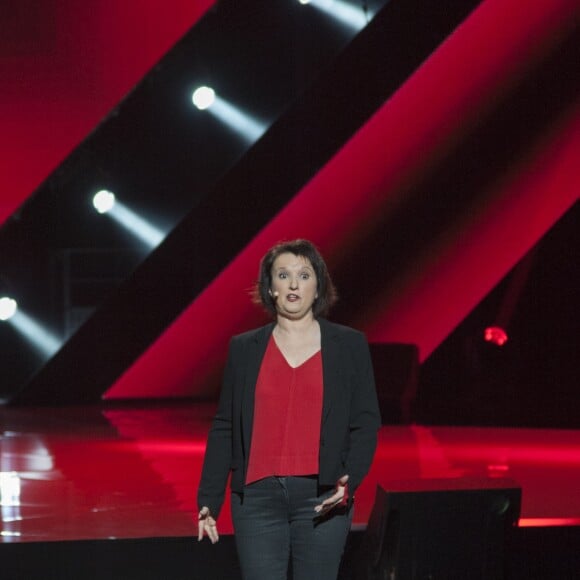 Exclusif - Anne Roumanoff - Enregistrement de l'émission "Le Grand Show de l'Humour" au Zénith de Paris le 30 janvier 2017. L'émission sera diffusée sur France 2 le 4 février 2017. © Pierre Perusseau/Bestimage