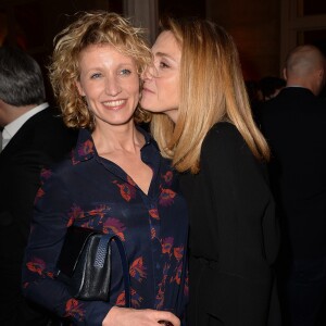 Alexandra Lamy et Julie Gayet lors du cocktail de la 24e cérémonie des "Trophées du Film Français" au Palais Brongniart à Paris, le 02 février 2017. © Ramsamy Veeren/Bestimage