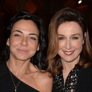 Sandra Zeitoun et Elsa Zylberstein lors du cocktail de la 24ème cérémonie des "Trophées du Film Français" au Palais Brongniart à Paris, le 02 février 2017. © Ramsamy Veeren/Bestimage