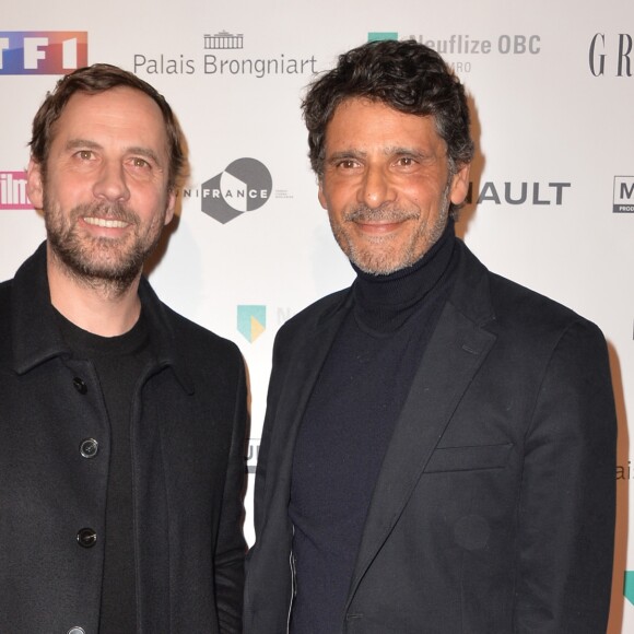 Fred Testot et Pascal Elbé à la 24e cérémonie des "Trophées du Film Français" au Palais Brongniart à Paris, le 02 février 2017. © Ramsamy Veeren/Bestimage