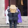 Obsèques d'Emmanuèle Riva en l'église Saint-Germain-de-Charonne à Paris, le 4 février 2017