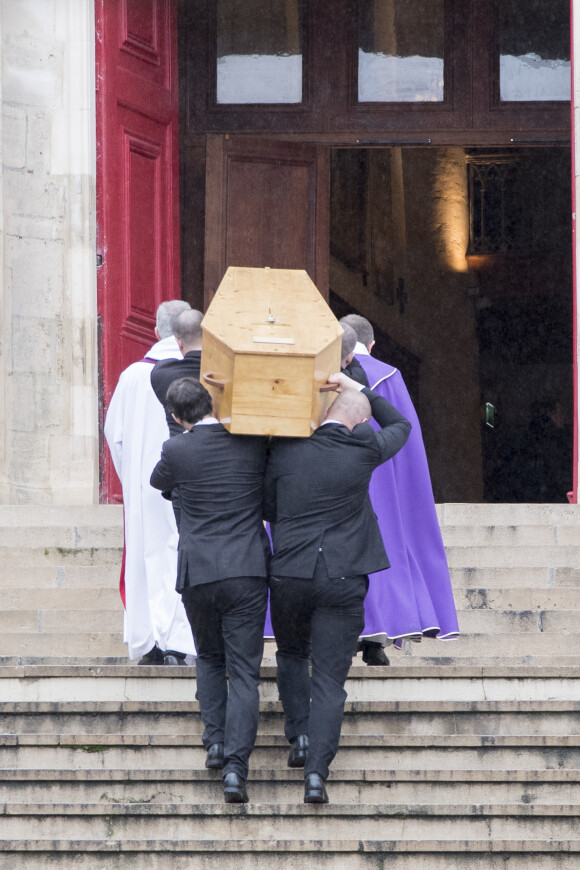 Obsèques d'Emmanuèle Riva en l'église Saint-Germain-de-Charonne à Paris, le 4 février 2017