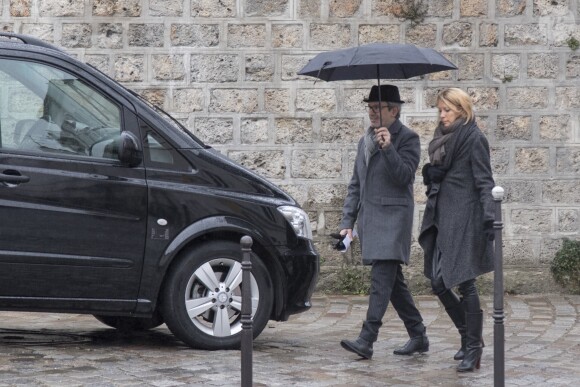 Obsèques d'Emmanuèle Riva en l'église Saint-Germain-de-Charonne à Paris, le 4 février 2017