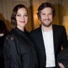 Marion Cotillard enceinte et son compagnon Guillaume Canet - Dîner à l'hôtel Meurice des Révélations César 2017 à Paris le 16 janvier 2017. © Cyril Moreau/Bestimage