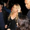 Mariah Carey et son petit ami Bryan Tanaka sont allés diner au restaurant Catch à West Hollywood, le 4 février 2017