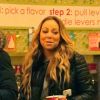 Mariah Carey achète des yaourts glacés avec ses enfants et son compagnon B.Tanaka à Los Angeles le 25 janvier 2017.