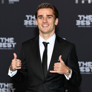 Antoine Griezmann au photocall des FIFA Football Awards à Zurich le 9 janvier 2017.