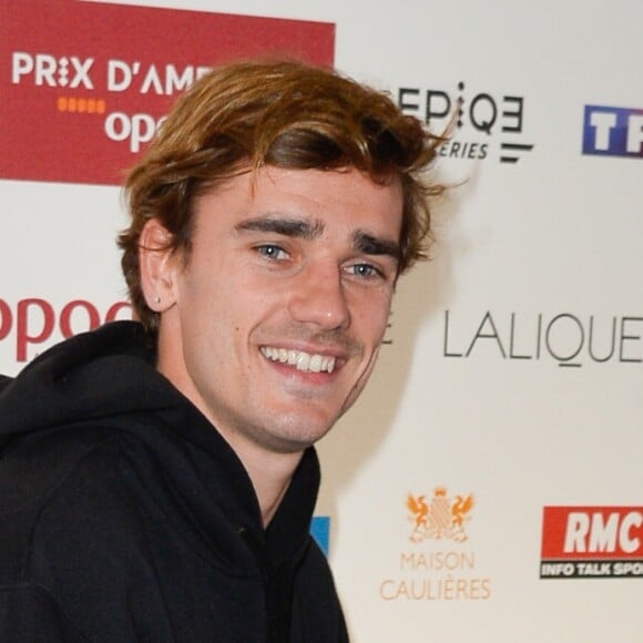 Antoine Griezmann lors de la 96ème édition du Prix d'Amérique Opodo à l'hippodrome de Paris-Vincennes, le 29 janvier 2017. © Guirec Coadic/Bestimage